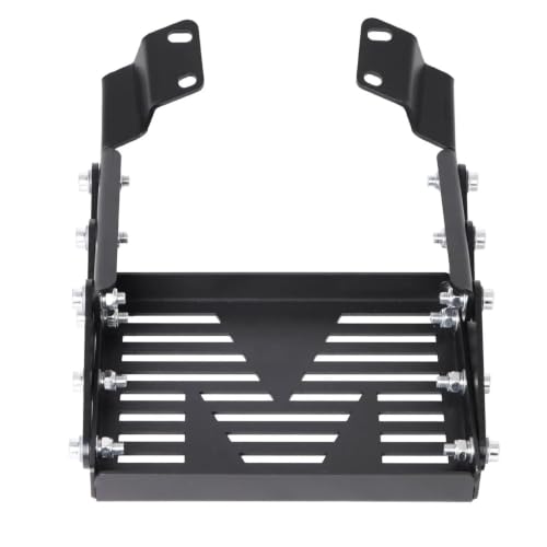 Porte-bagages arrière pour moto Y15 extension de cadre noire