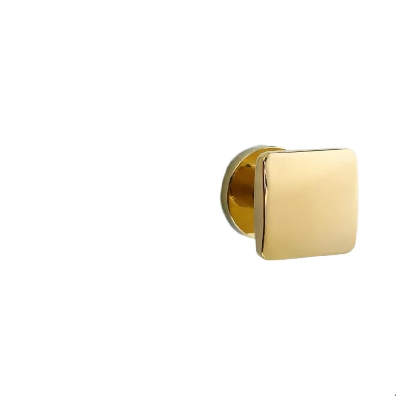 Zinc Alloy Invisible Door Lock Single-Sided Handle Hidden Keyless Lockset Indoor1Pcs(Golden)