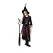 Produktbild Kostümplanet® Hexenkostüm für Mädchen mit Hexenhut Halloween Hexe 116