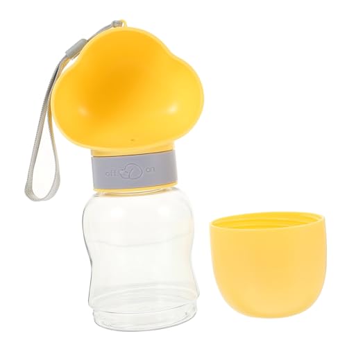 KOCKSHION ペット飲料ボトル 携帯用犬水筒 漏れ防止 軽量アウトドア用 犬散歩給水器 散歩や旅行に