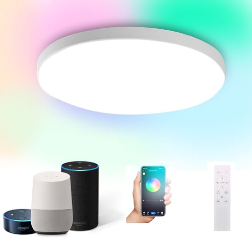 DoHome Smart LED Ceiling Light 24W RGB