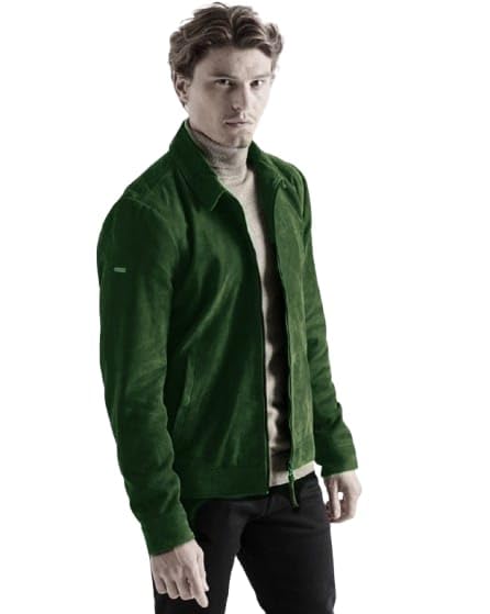 Image of Leather Jacket For Men Suede
