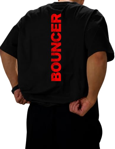 Image of Men's Printed Oversized T-Shirt | Baggy Fit Drop Shoulder Half Sleeve Round Neck | Premium Cotton Blend Graphic Printed Casual Streetwear T-Shirt for Men