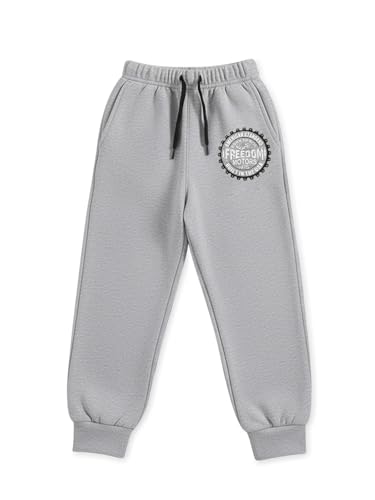 Image of Trampoline Cotton Trackpants for Kids Pack of 3 with Drawstrings & Ribbed Cuffs | Boys & Girls Joggers with Prints | Side Pockets Soft Waistband | Breathable & Stretchable Playwear