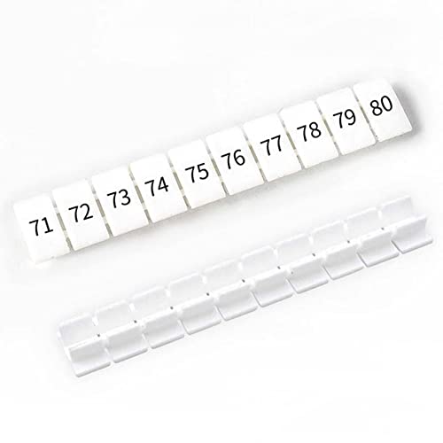 Bande de marquage UK2.5B repérage rail DIN Erayco