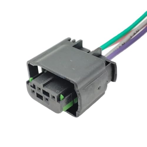 PENGNAQP Conector Coche 1-967640-1 8E0971934 Conectores de Vista Trasera del convertidor de GLP de 4 Pines Enchufe del Cable del Sensor de oxígeno