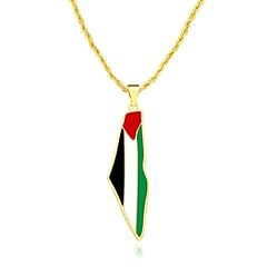 Durable Palestine Flag Necklace