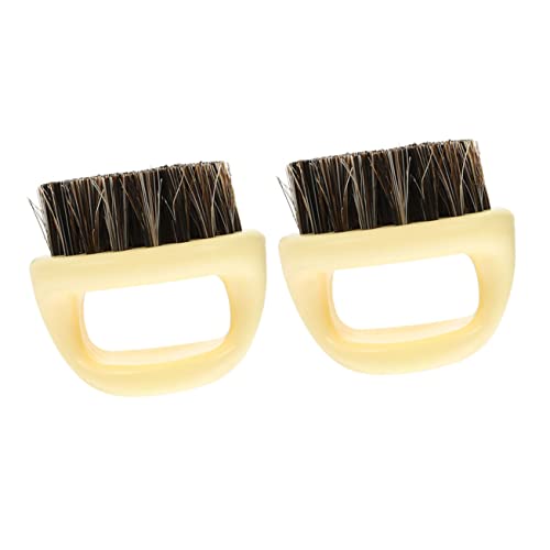 Didiseaon Ergonomic Handle Beard Comb Portable Multi-use Hair Removal Brush for Men's Shredded Hair