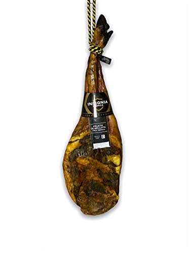 5 Kg Prosciutto 100% Iberico Pata Negra BELLOTA (Spalla) - Da Maiali Iberici Alimentati con Ghiande e Processo di Stagionatura 100% Naturale - Jamon 