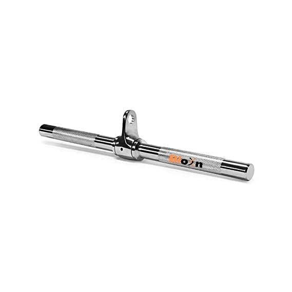 Image of Pro Grip VD Bar, LAT Bar with Rubber Grip, Heavy Duty Exercise Attachment, Durable Construction, Pro Grip Design, Double D Handle, for Biceps and Triceps Exercise