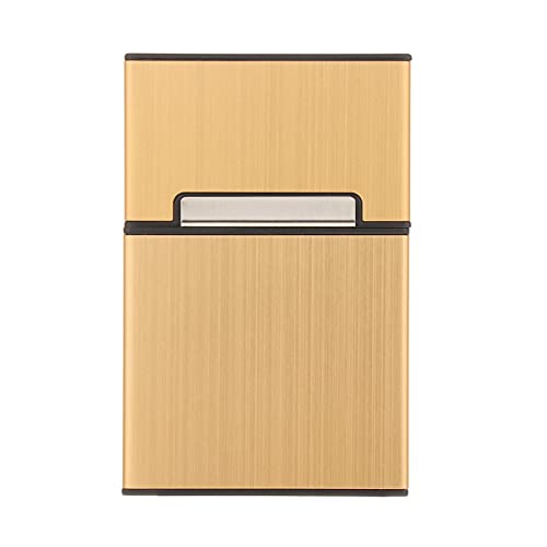 SM SunniMix Estuche para Cigarrillos King Size Aluminio para Paquetes Completos de Cigarrillos 20 Piezas Anticolisión a Prueba de Salpicaduras Y...
