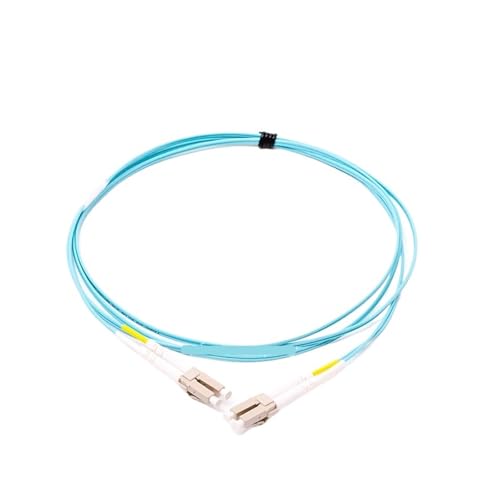 Latiguillo de fibra óptica LC-LC OM4 de 15M: velocidad 10 Gigabit sin interferencias