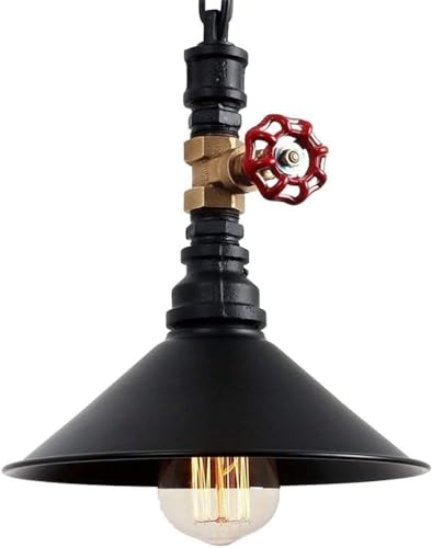 Lumière de conduite d'eau et plafonnier rétro pour îlot de cuisine et café