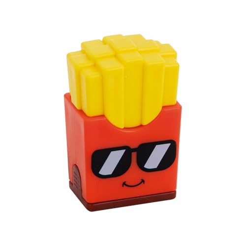 Apontador Plástico e Borracha Fast Food BRW (Batata-Frita)