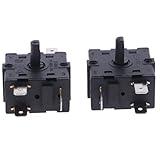 Número de pin: 3Pin, 5Pin Calentador Eléctrico Selector de Interruptor Giratorio Interruptor Giratorio de 4 Posiciones AC 250V 16A 3Pin 5Pin (1 PCS 5Pin)