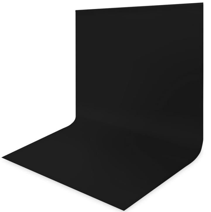 Fotohintergrund Schwarz 3x6 m, Foto Hintergrund, Hintergrund Fotografie, Fotoautomaten-Hintergrund für Fotoshooting, Party, Vorhang, für Fotografie,...