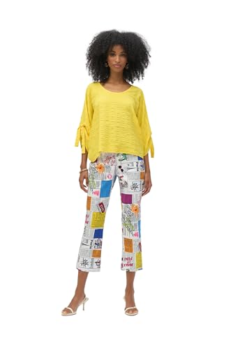 Women's Millennium Word Print Flared Pants