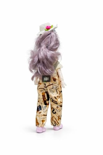 Image of DSR Princess Fashion Doll for Girls 30 CM | Sound Playing Toy with Movable Arms & Legs | Stylish Dress | Lightweight Plastic Figure (403-Yellow)
