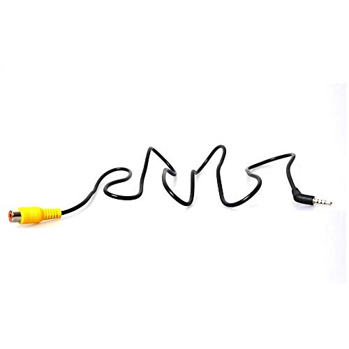 EKYLIN GPS Camera Video Aux Cable Adapter, 2.5mm 4-Pole Stereo Jack to RCA Phono Female for GPS Tablet Tomtom Garmin DVR Dashcam