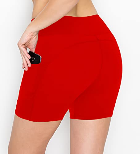 Image of ALWAYS Women's Super Soft Biker Shorts - 3 inch / 5 inch / 8 inch High Waisted Yoga Running Dance Spandex Shorts