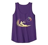 KITE Kiten Kiteboarding Kitesurfen Surf Vintage Retro Urlaub Tank Top