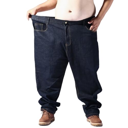 Big and Tall Relaxed-Fit Stretch Jeans Baggy Plus Size Denim Pants