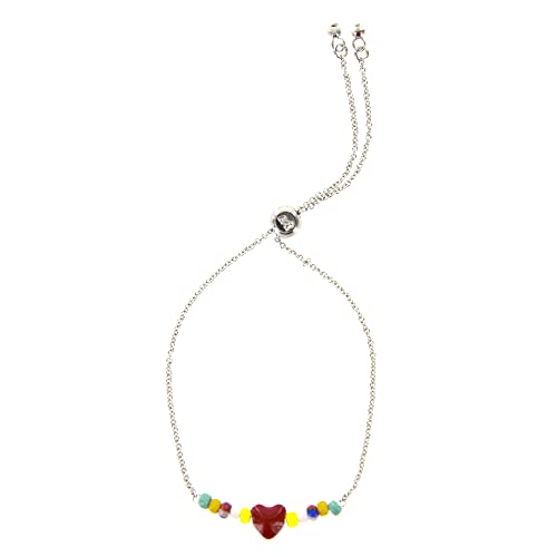 Pura Vida Bracelets Pack Happy Heart Charms Coin Bracelet Stack - Set of 3 Stackable Bracelets for Women, Summer Accessories & Cute Bracelets - Includes 3 Chain Bracelets4