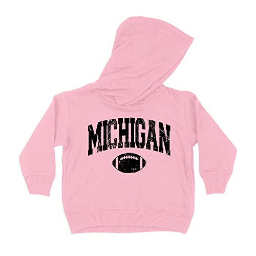 Football Michigan Collegiate Kids Hoodie Sweatshirt Toddler