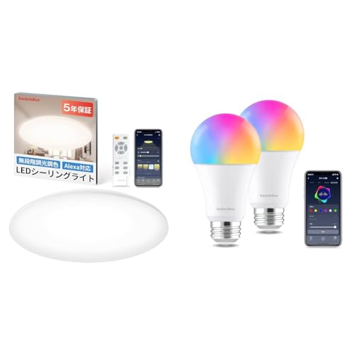 yZbgzSwitchBot LEDV[OCg 6 iK F XCb`{bg V Ɩ 3500lm 2.4GHzWi-Fi BluetoothɑΉ W2612230 + LEDd X}[gCg X}[gz[ X}[gd