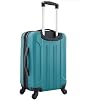 Travelers Club Chicago Hardside Expandable Spinner Luggage, Teal, 22 Carry-On