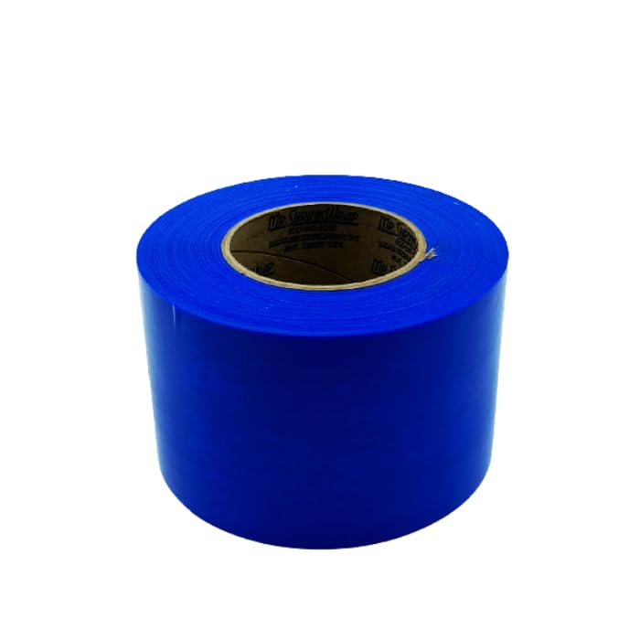 Mr. Shrinkwrap Roll of 4" x 180' Shrink Film Tape - Blue - MSW-704B
