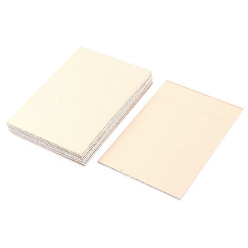 PCB Double Face FR4 100x70mm Plaque Cuivre Circuit Imprimé 10Pcs
