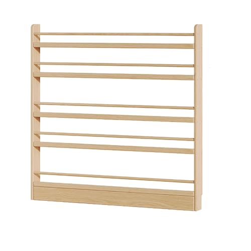 BLCKTIGR 5-6 Niveles Estanterias para Libros，Soporte de Pared Libreria Estanteria，de Suelo Mueble Estanteria，para niños、dormitorios、Salones y guarderías(五层80cm)