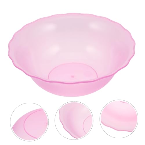 minkissy Mattiertes Kunststoff Waschbecken 8.7 Zoll Kosmetik Gesichtsschüssel Mit Dekorativem Rand Kompakt Für Schönheitssalon Und Gesichtspflege