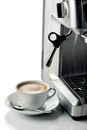 Ariete 1312, Kaffeemaschine mit Digitalanzeige, Integrierte Kaffeemühle, Kompatibel mit Kaffeepulver und ESE-Pads, 15 bar Maximum, 1 oder 2 Tassen-Filter, Cappuccino-Düse, 1600W, Silber – Bild 8