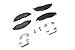 GM Genuine Parts 171-831 Front Disc Brake Pad Set with Clips and Bolts