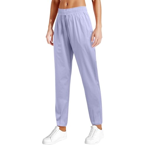 Image of Ice Silk Pants for Women Plus Size Quick Dry Athletic Pant Sports | Outdoors with Pockets