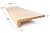 Solid Red Oak Stair Tread with 1 3/4 Square Nose Profile (36" x 11 1/2")