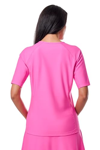 Women's Swim Shirt - UPF 50+ Sun Protection - Hightide Short Sleeve2