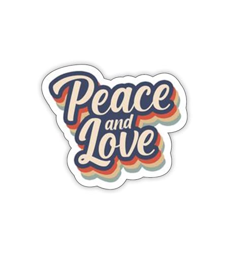Image of Gift Me Bazar Wooden Fridge Magnet for Refrigerator Stylish | Decorative Items for Kitchen | Magnet for Almirah | Washing Machine | Indian Souvenir Gift Items (Peace & Love)