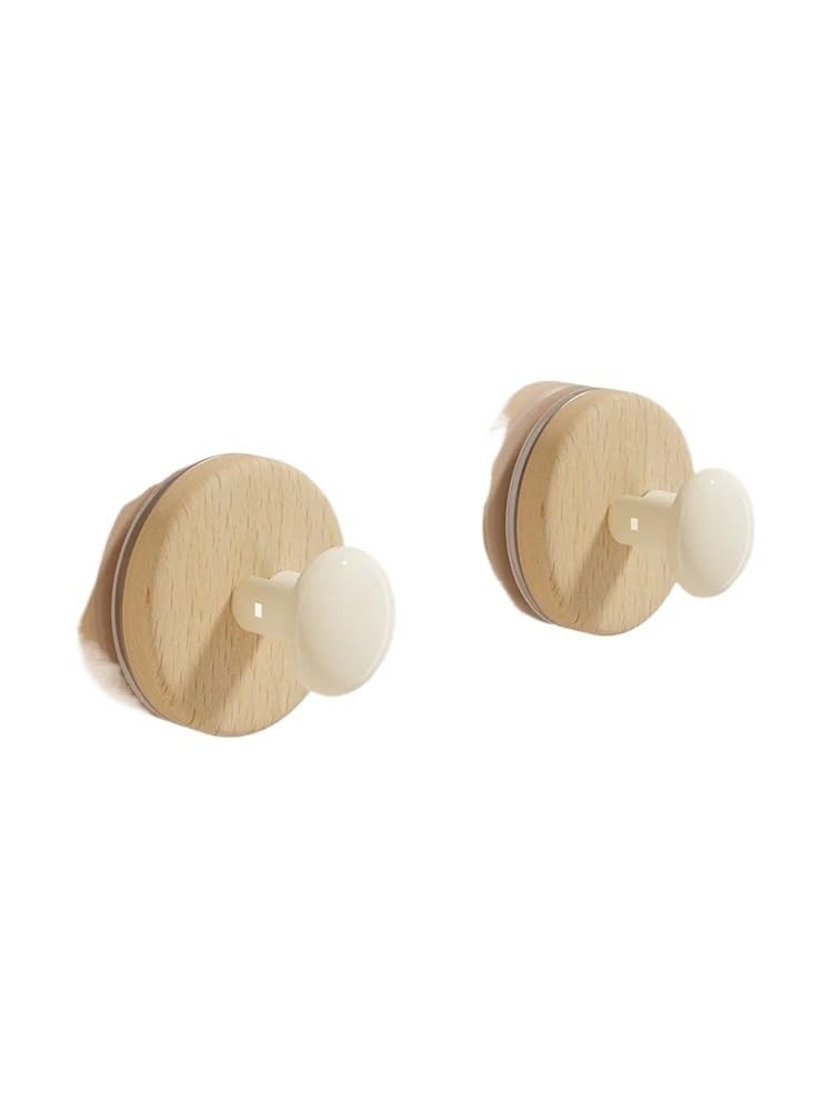 Hgniang No Need to Drill Suction Cup Door Rear Hook Strong Load-Bearing, Kitchen Bathroom Adhesive