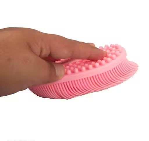 Soft Silicone Body Scrubber Body Silicone Scrubber Brush Silicone Body Wash Scrubber for Skin Exfoliation,Silicone Bath Scrubber Bath Brush, Silicon Bath Brush (Multi Color).|KRI-P261-picture-16