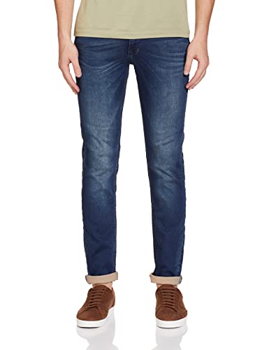 Image of Monte Carlo Mens Cotton Blend Jeans (2220873050Dn-1-40, Light Blue, 40)
