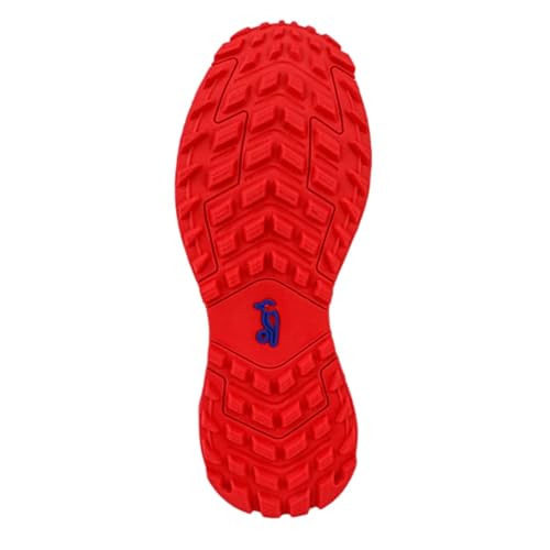 Image of KOOKABURRA Pro 2.0 Cricket Shoe, Rubber Sole, Red /White
