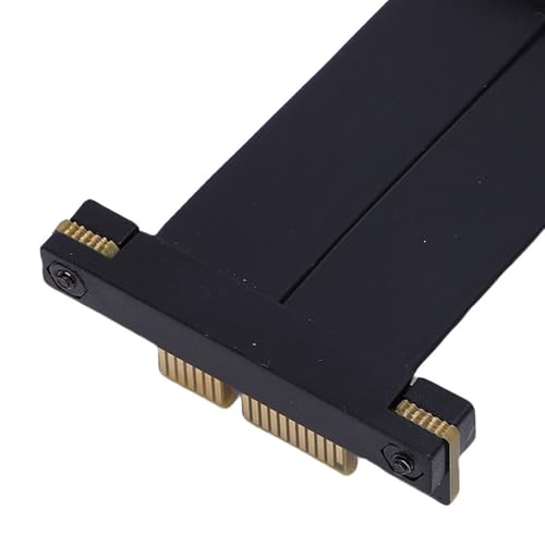 Jopwkuin Cable Elevador PCIE 4.0 X1 sin Pérdidas con Protección emi Avanzada, Cable de Extensión Gen 4 de Alta Velocidad para Tarjeta Gráfica GPU, para Juegos Extremos, ITX, ATX Compacto, Material - imagen 9