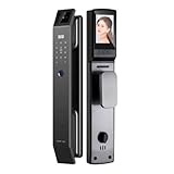 Fechadura eletrônica inteligente câmera, reconhecimento facial 3D, Digital Biométrica