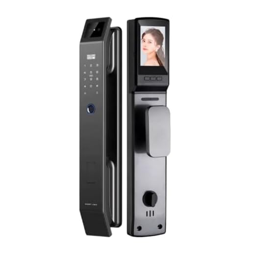 Fechadura Inteligente com Reconhecimento Facial 3D, IP66, com Aplicativo
