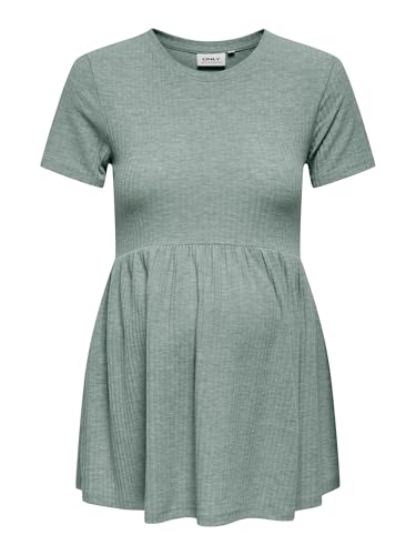 Haut à col rond Olmmalaya S/S ONLY MATERNITY : vêtement de grossesse en jersey pour femme