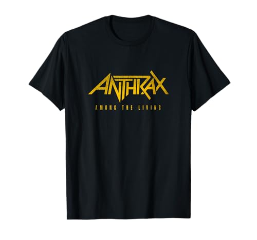 Anthrax Among The Living 35th Front Back Print T-Shirt
