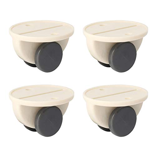 PZRT Lot de 4 poulies adhésives pour boîte de rangement - Poulie autocollante pour meubles Cover